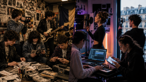 Jeunes créateurs en France des fanzines et caméscopes aux reels et home studios