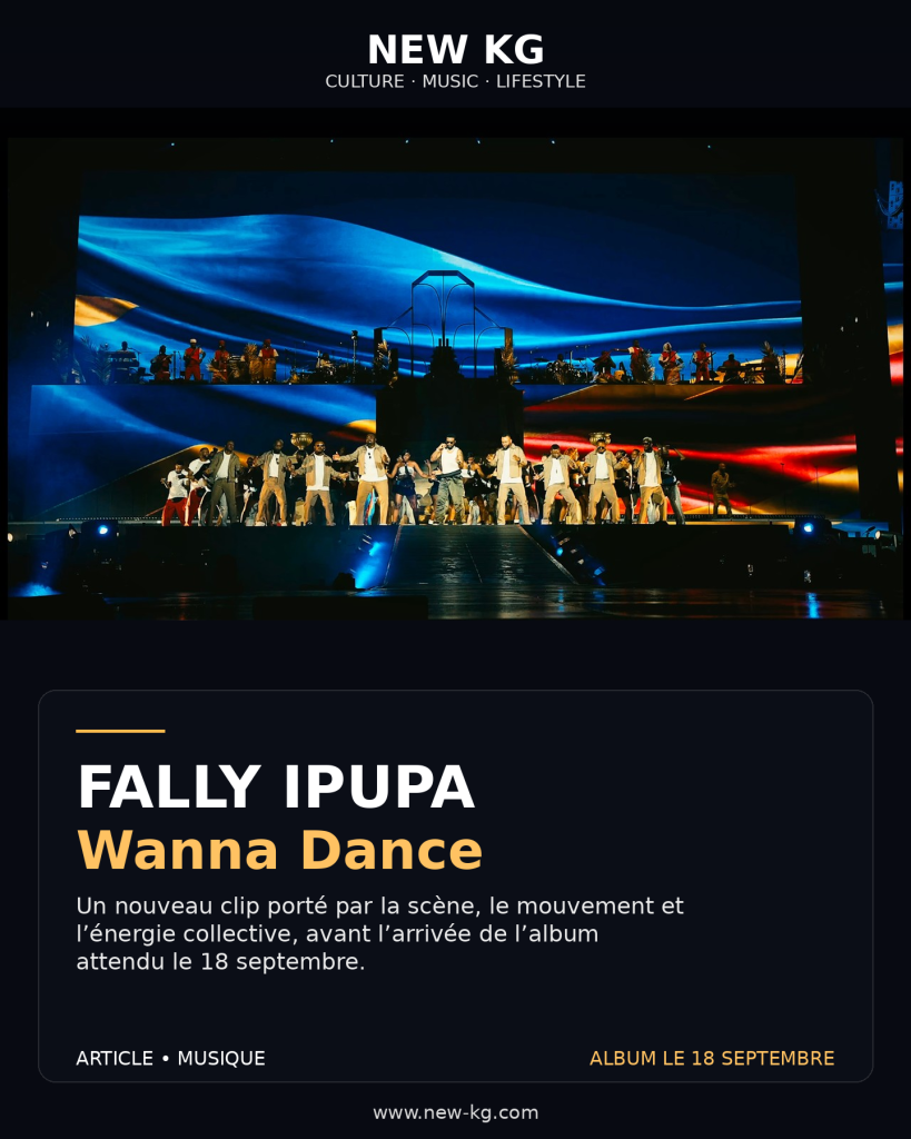 Fally Ipupa sur scène dans le clip Wanna Dance avant la sortie de XX Délirium