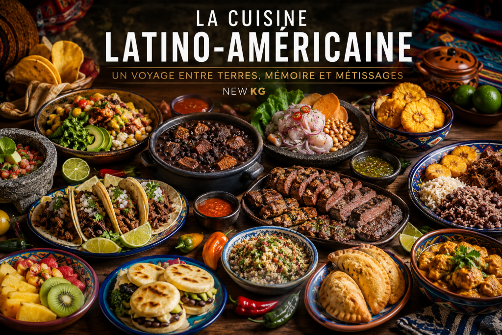 Cuisine latino-américaine premium avec spécialités du Mexique, d’Amérique centrale, des Andes, du Brésil, des Caraïbes latines et du Cône Sud.