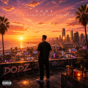 DODZ face à l’horizon sur la cover de Le Paradis n’a pas d’adresse